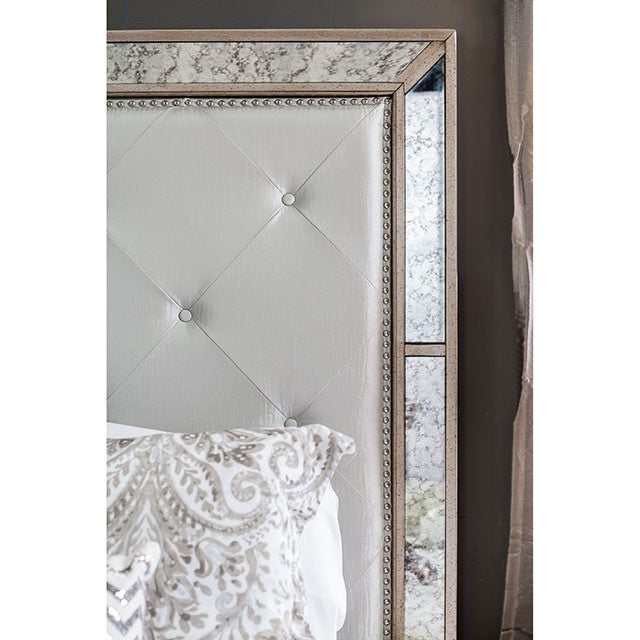 Loraine Champagne Eastern King Bed