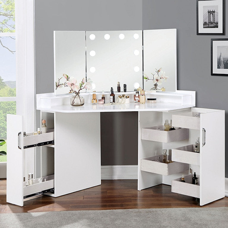 Lorybelle White Vanity Set