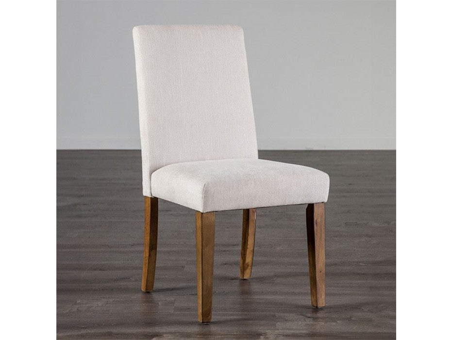 Losone Brown/White Side Chair (Set of 2)