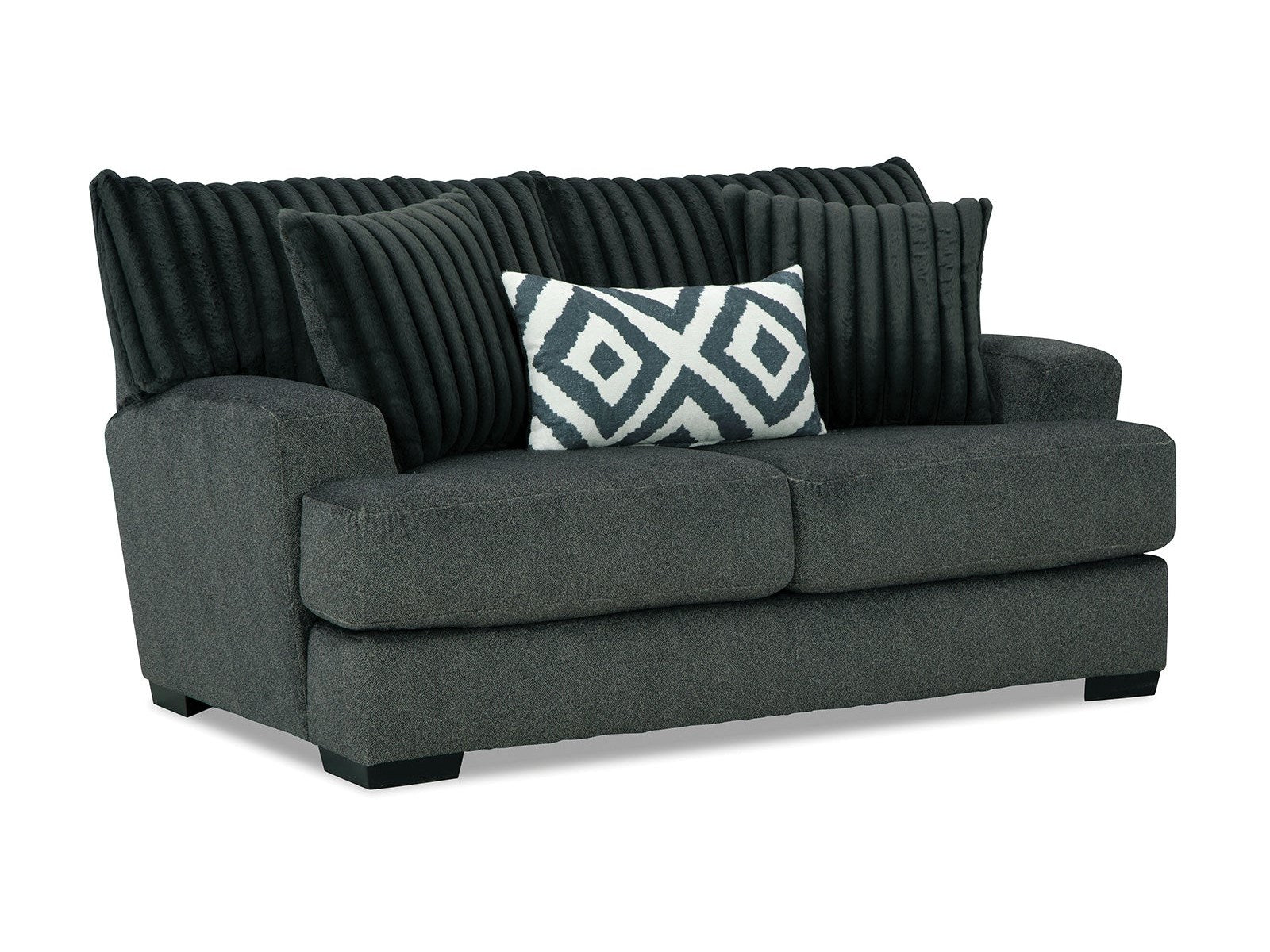 Loughlin Gun Metal Loveseat