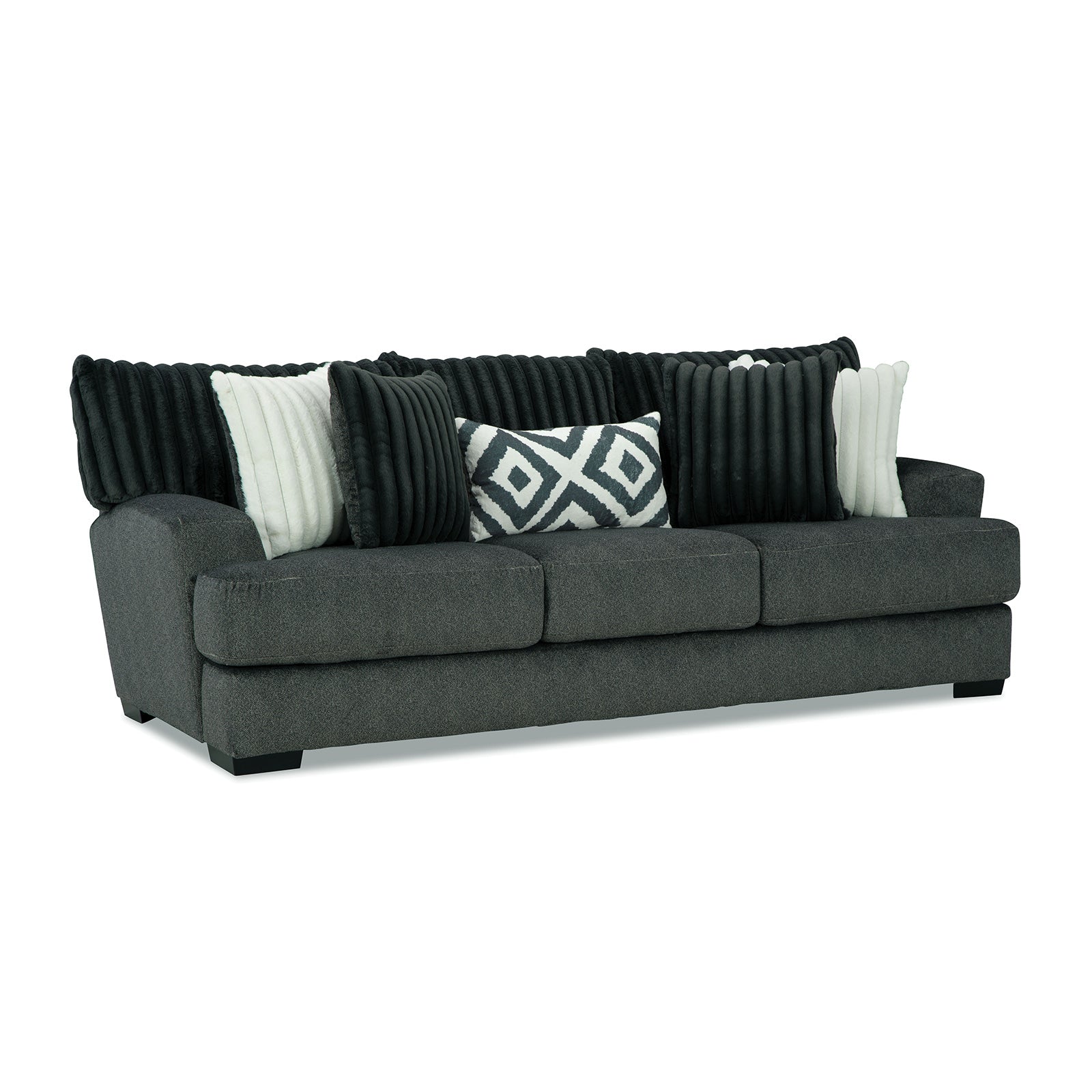 Loughlin Gun Metal Sofa & Loveseat