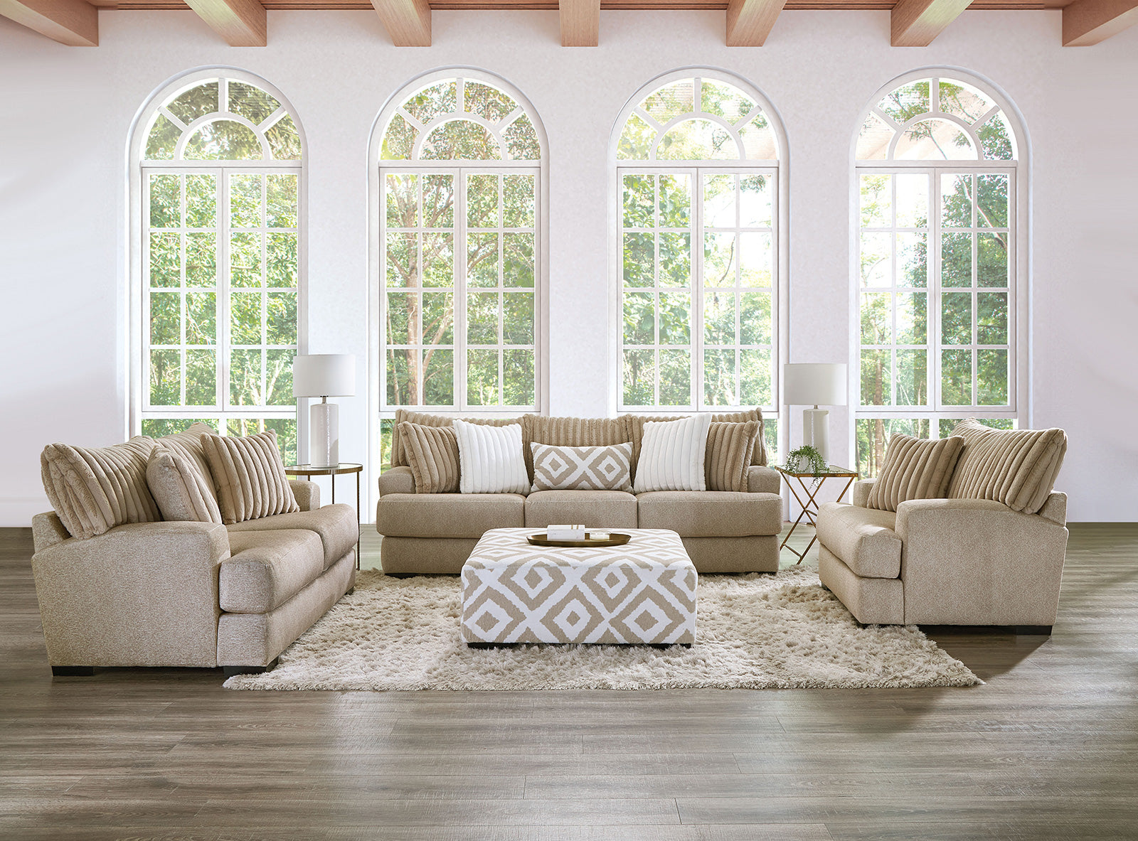 Loughlin Light Brown Chair