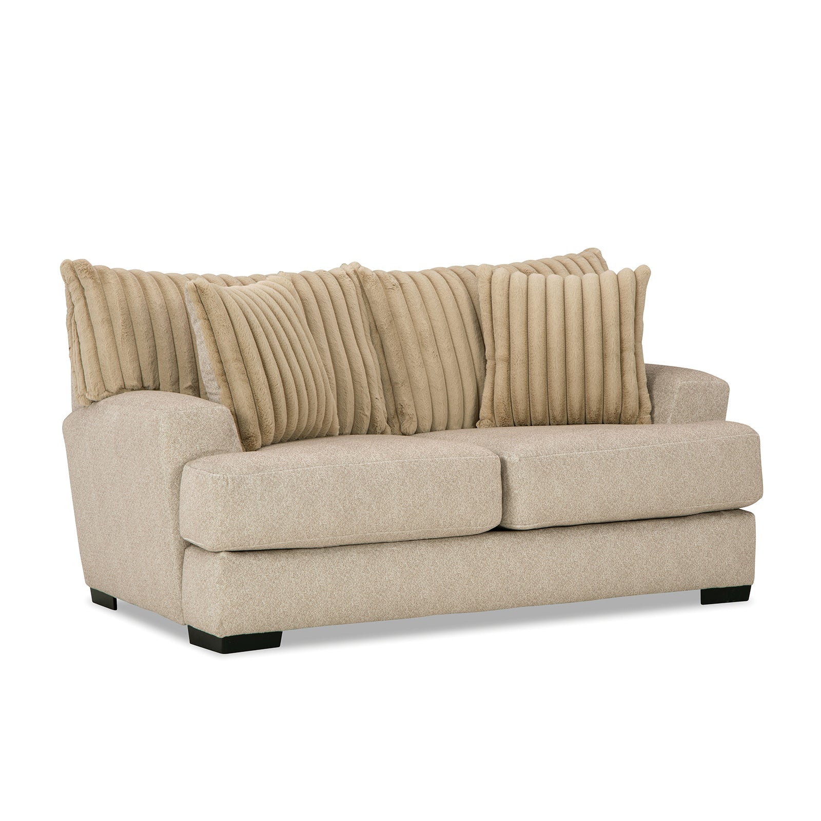 Loughlin Light Brown Sofa & Loveseat