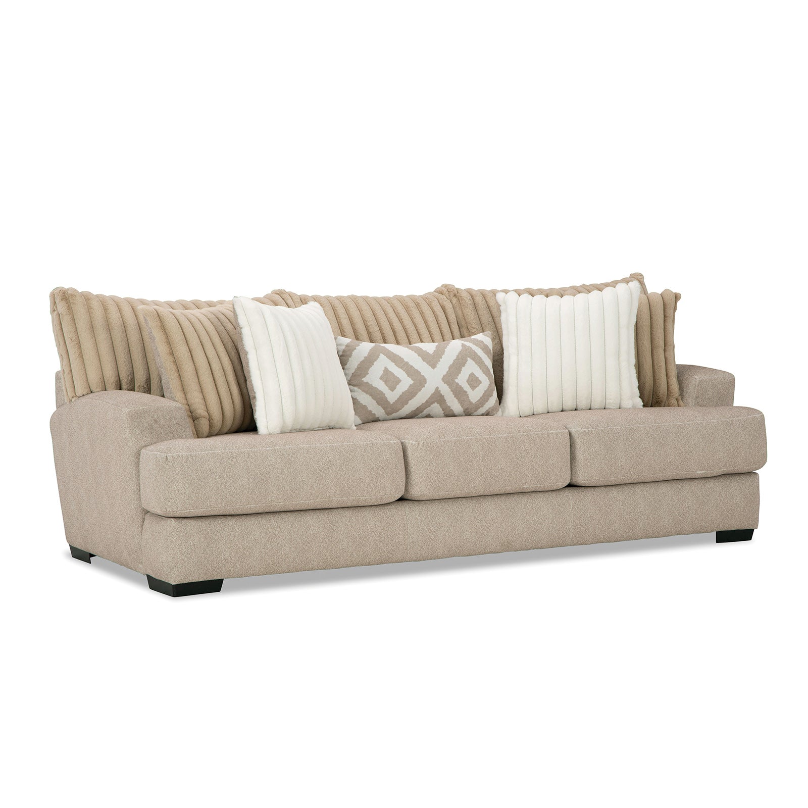 Loughlin Light Brown Sofa & Loveseat