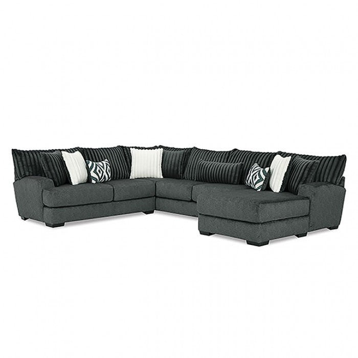 Loughton Gun Metal Sectional