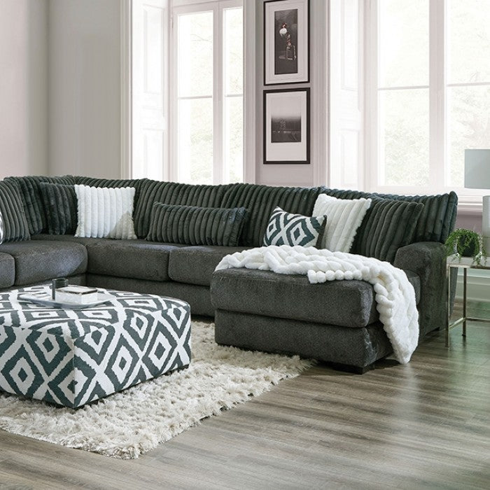 Loughton Gun Metal Sectional