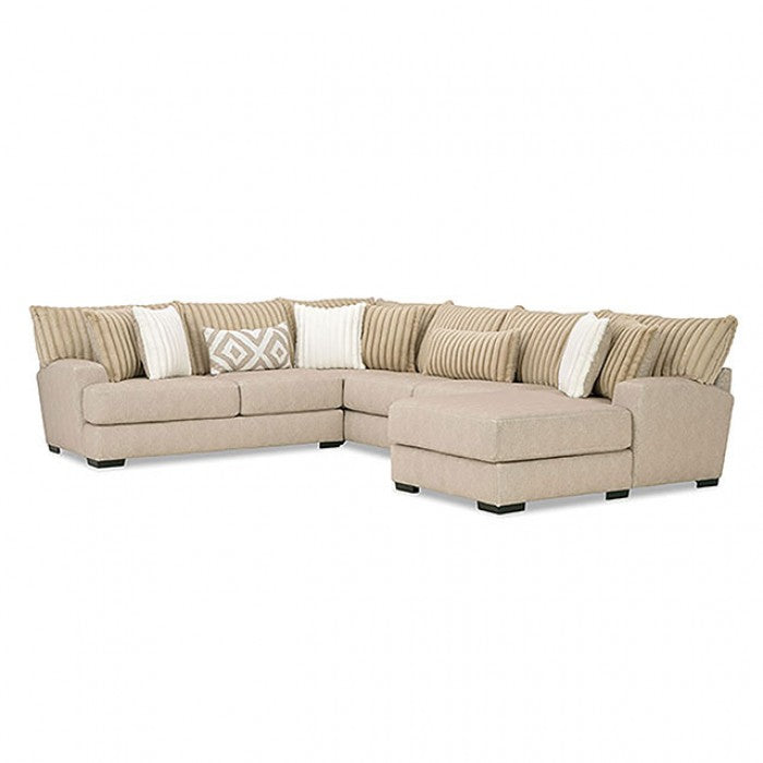 Loughton Light Brown Sectional