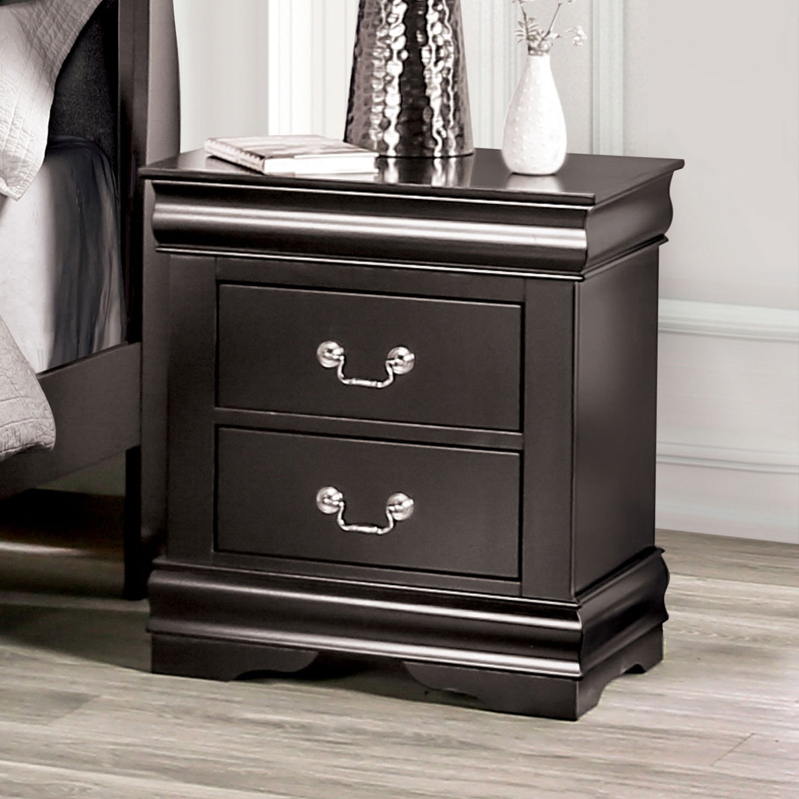 Louis Philippe Black 4 Pc. Queen Bedroom Set