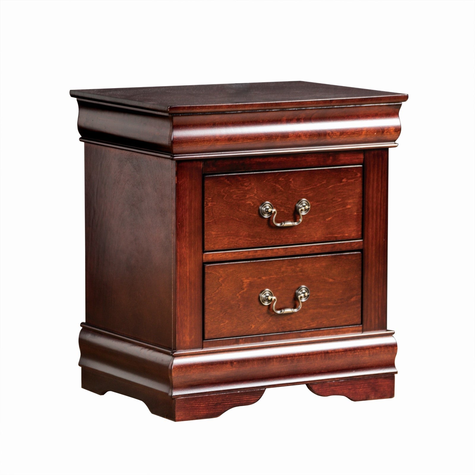 Louis Philippe Dark Cherry 5 Pc. Queen Bedroom Set w/ Chest