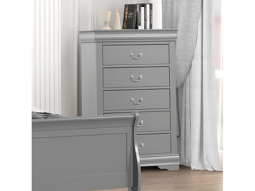 Louis Philippe Gray Chest