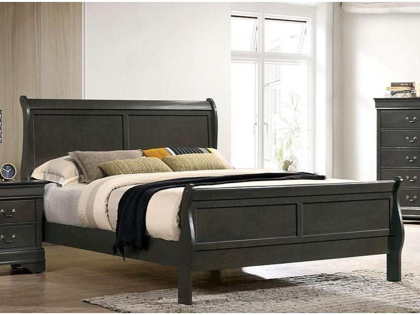 Louis Philippe Gray E.King Bed