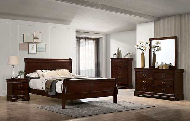 Louis philippe Cherry Twin Bed