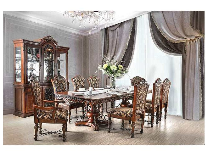Lucie Brown Cherry Dining Table