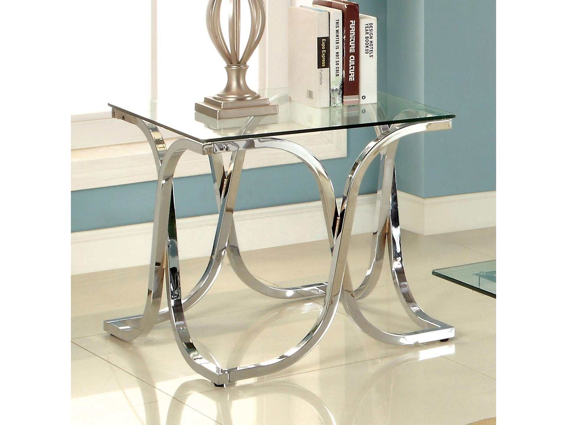 Luxa  Chrome  End Table