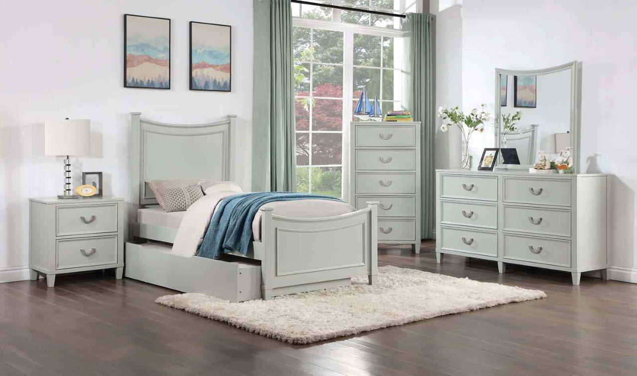Lycorida Light Gray Full Bed