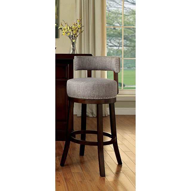 Lynsey Dark Oak/Light Gray  Bar Stool