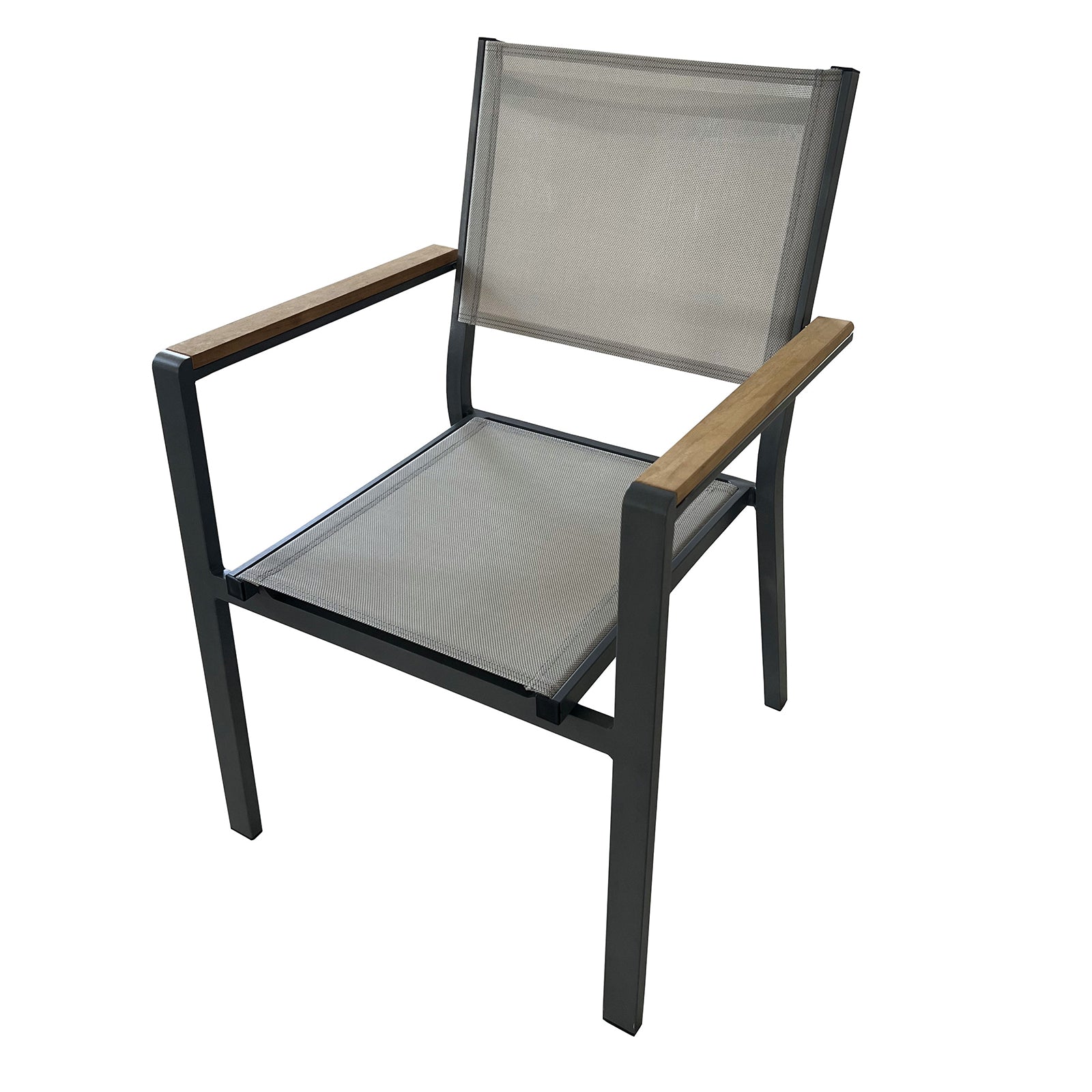 Lyon Black/Natural/Brown 5 Piece Patio Set