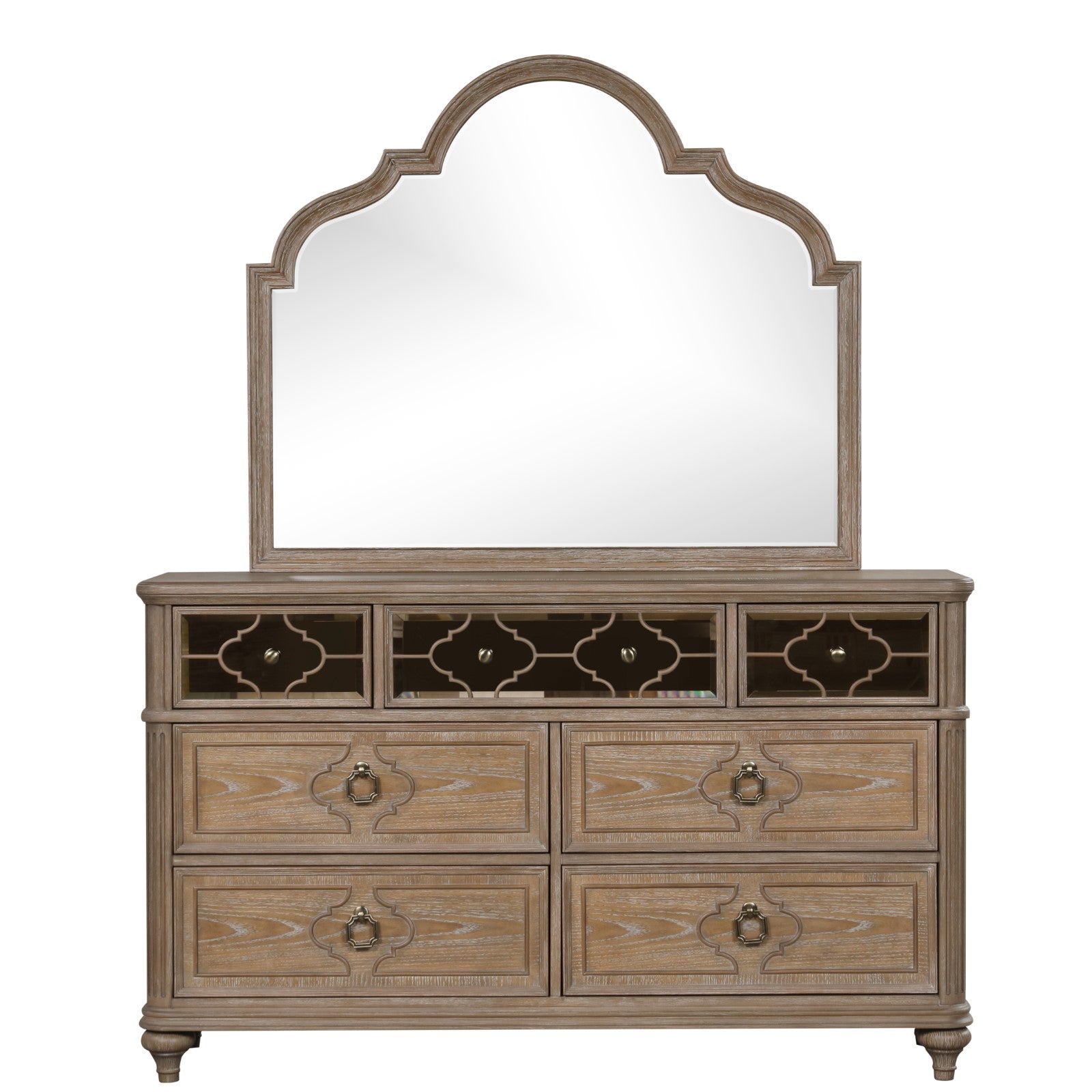 Lyris  Rustic Oak Dresser