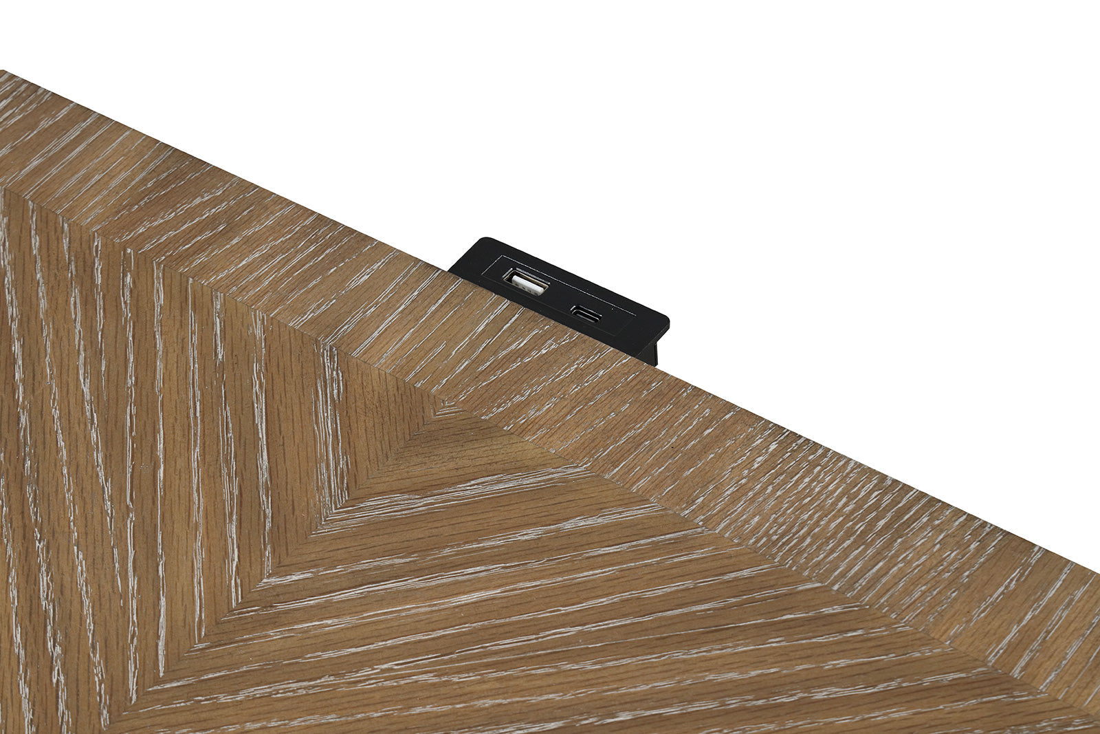 Lyris  Rustic Oak Nightstand