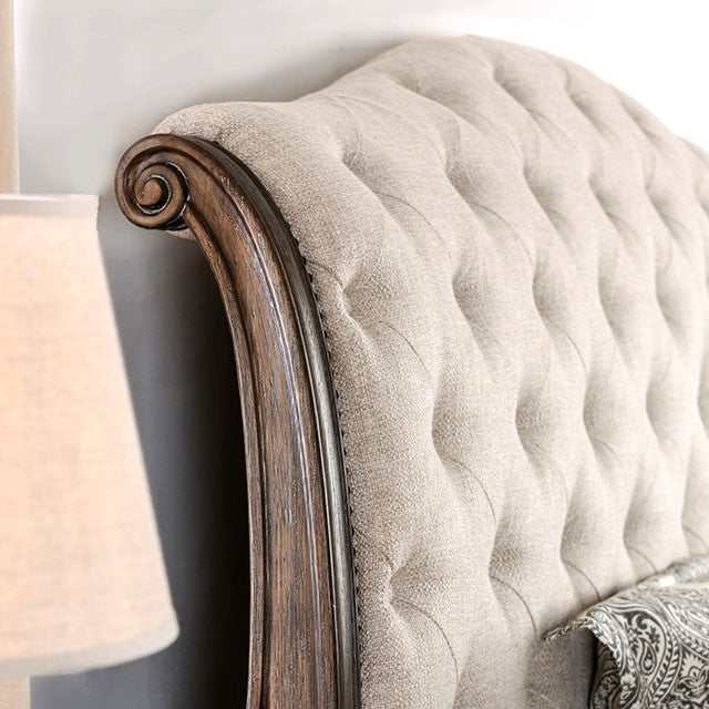 Lysandra Rustic Natural Tone/Beige California King Bed