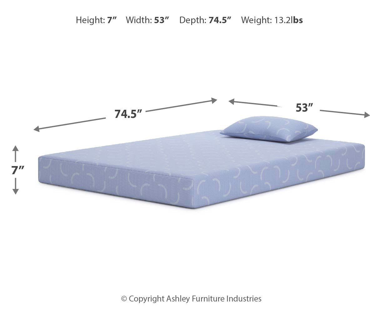iKidz Ocean Mattress and Pillow 2/CN