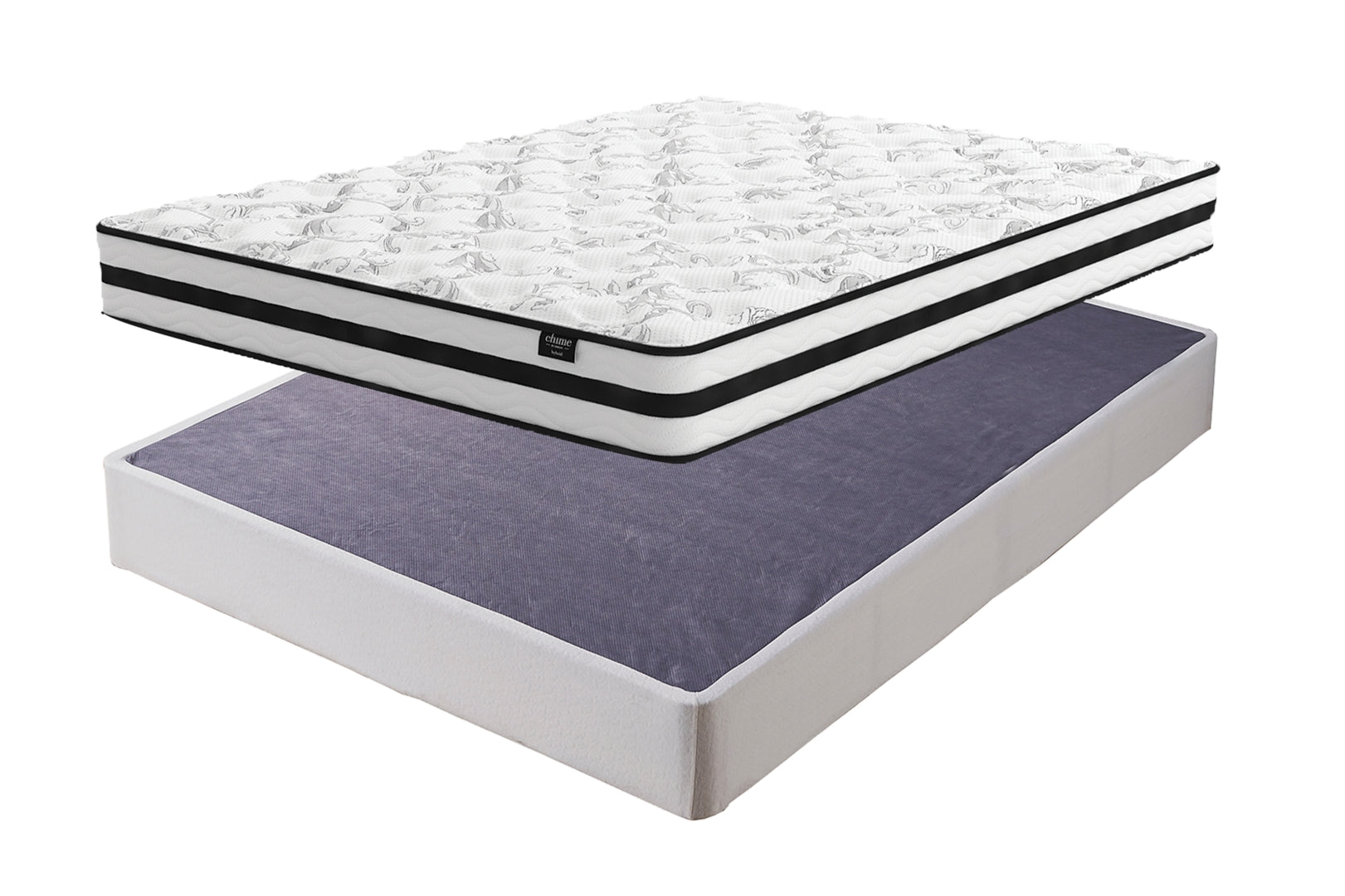 8 Inch Chime Innerspring Mattress with Adjustable Base