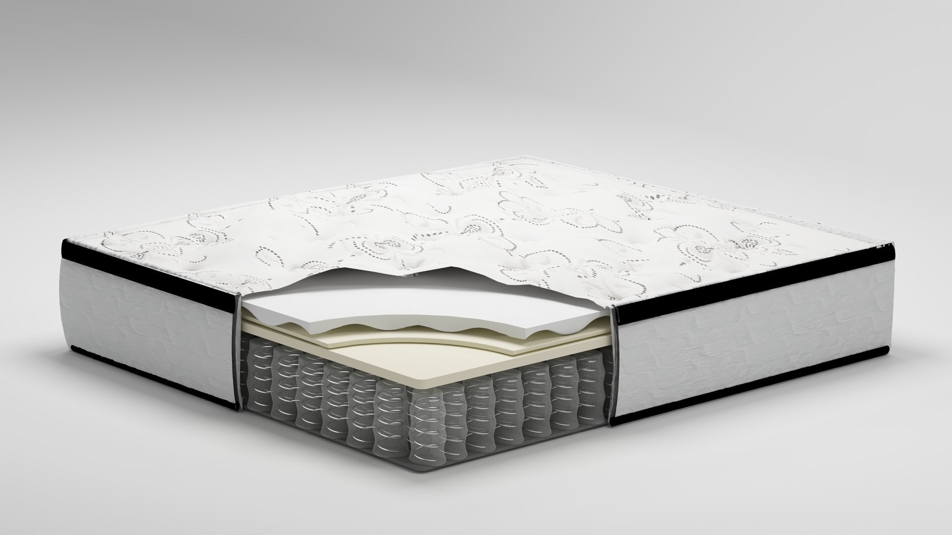 Chime Hybrid 12 Inch Hybrid Mattress with Adjustable Base