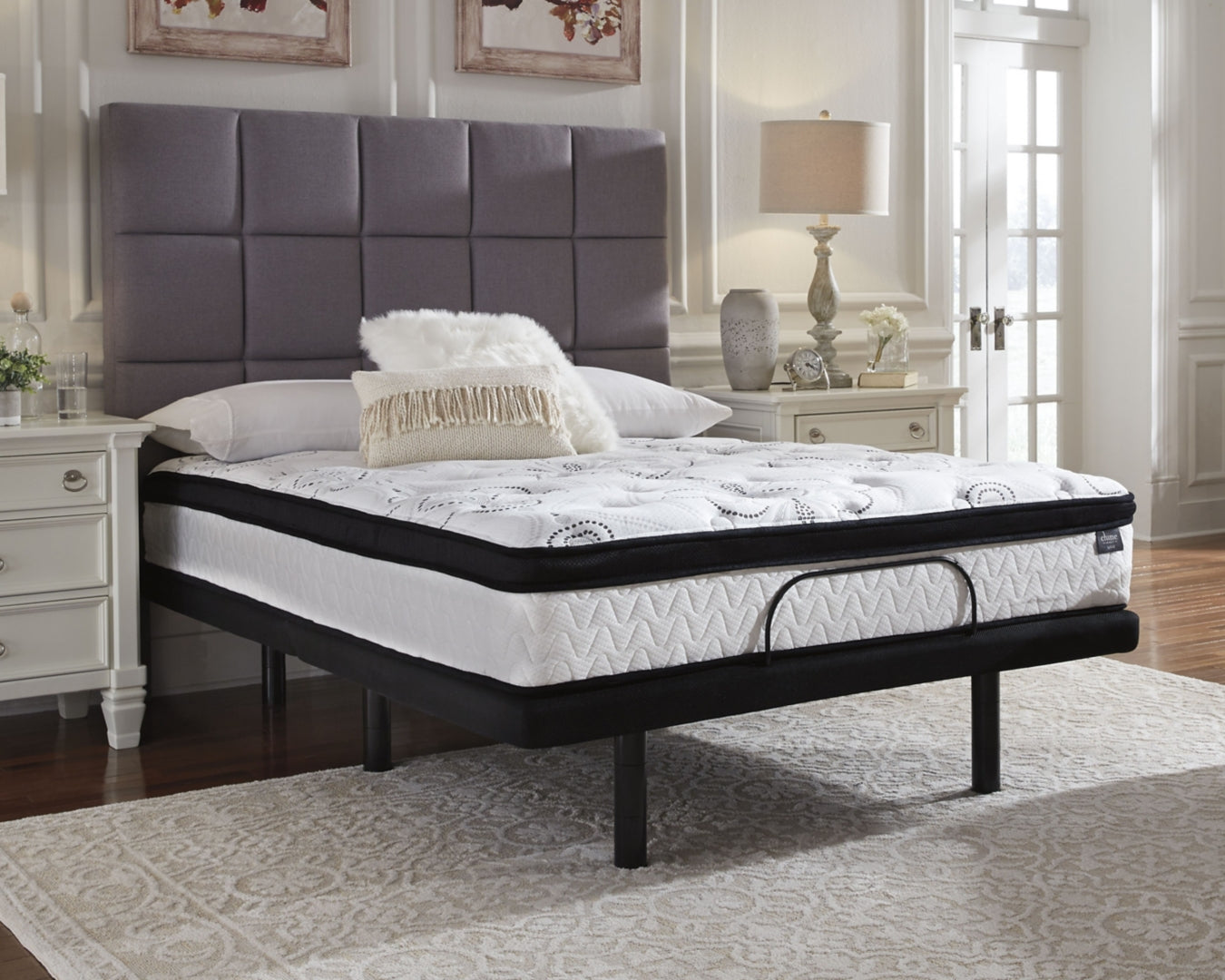 Chime Hybrid 12 Inch Hybrid Mattress with Adjustable Base