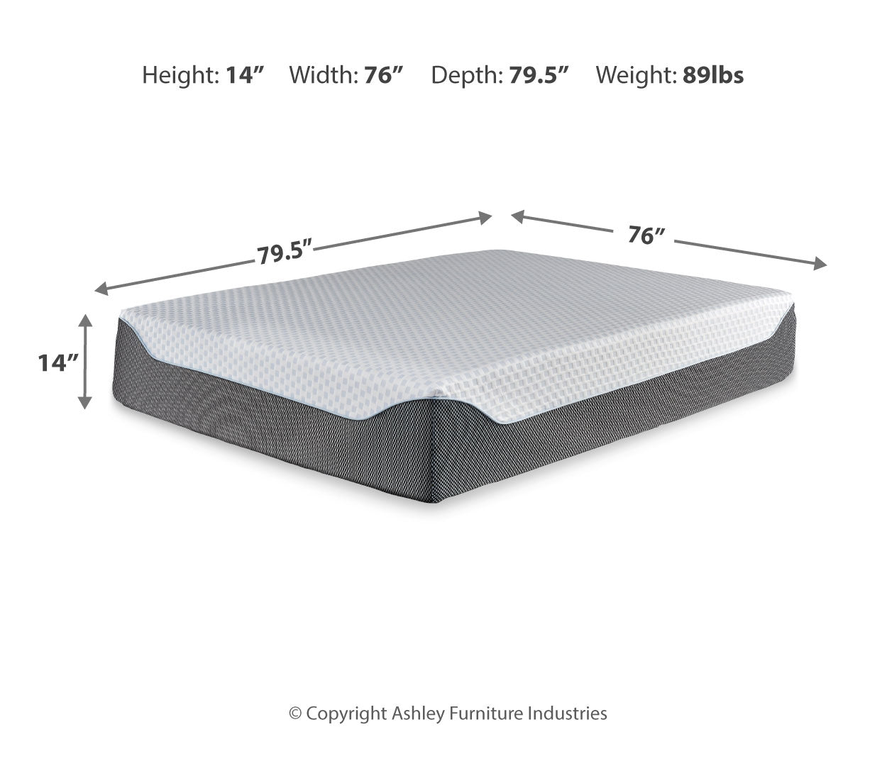 14 Inch Chime Elite Mattress with Adjustable Base