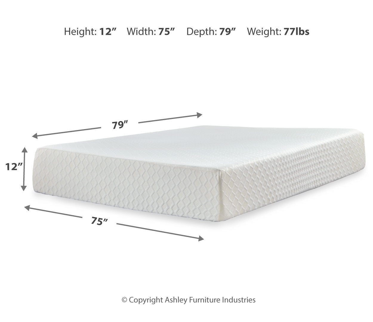 Chime 12 Inch Memory Foam Mattress