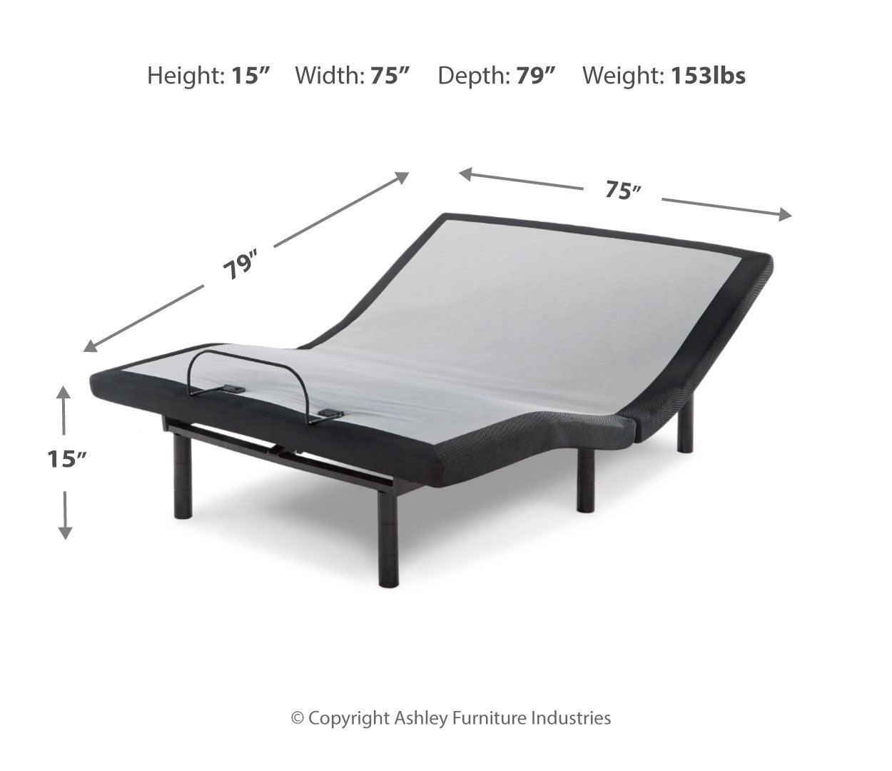 Chime 8 Inch Memory Foam Mattress with Adjustable Base