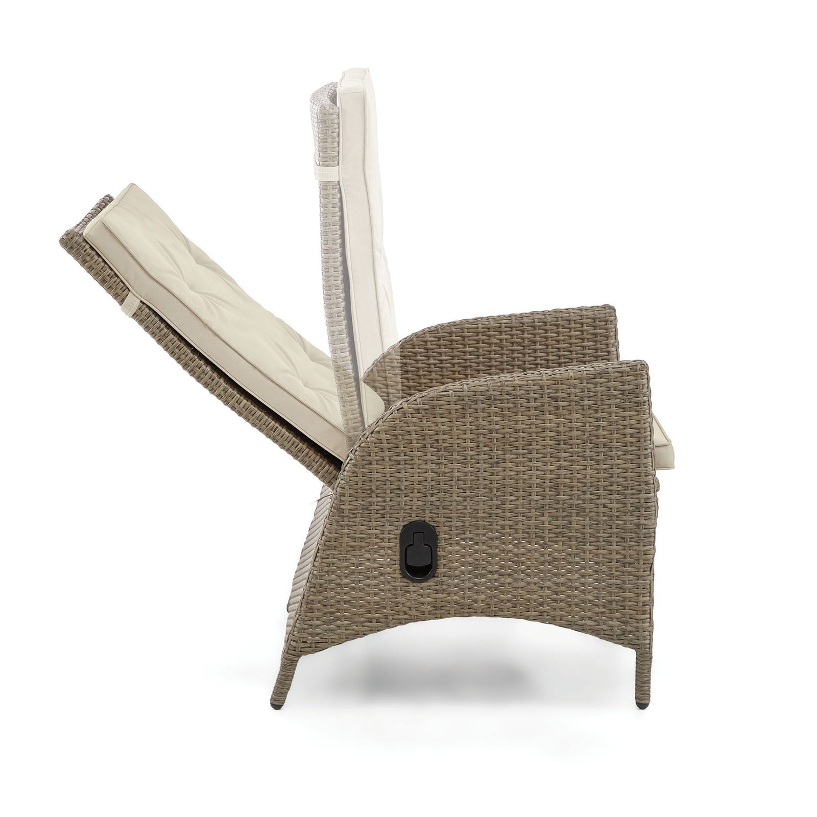Mackay Beige/Natural Teak  4 Piece Chair