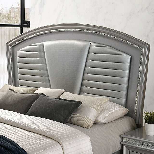 Maddie Silver Queen Bed