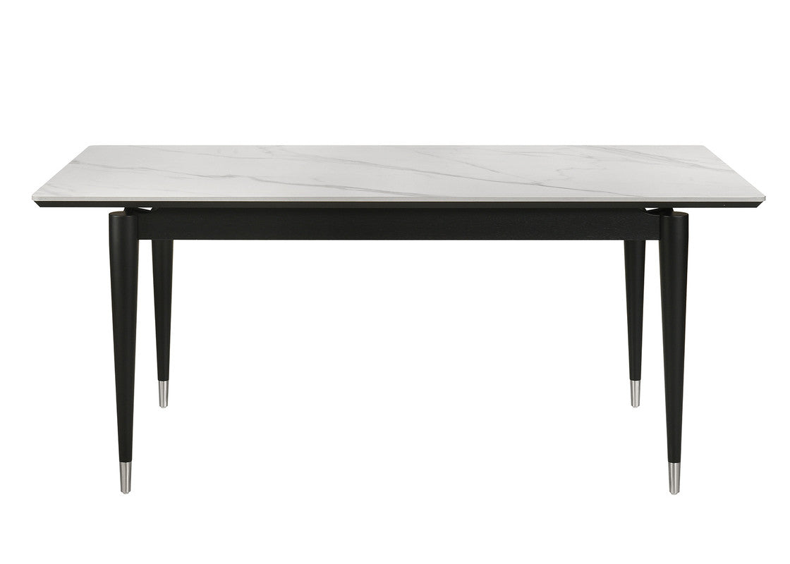 Maidstone Black/White Dining Table