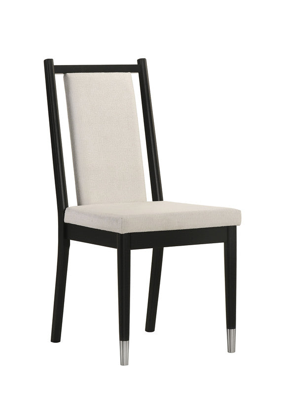 Maidstone Black/White Side Chair (Set of 2)
