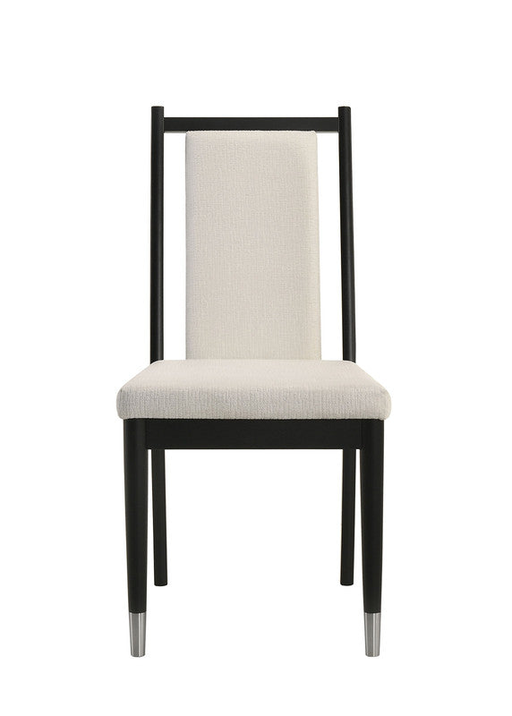 Maidstone Black/White Side Chair (Set of 2)