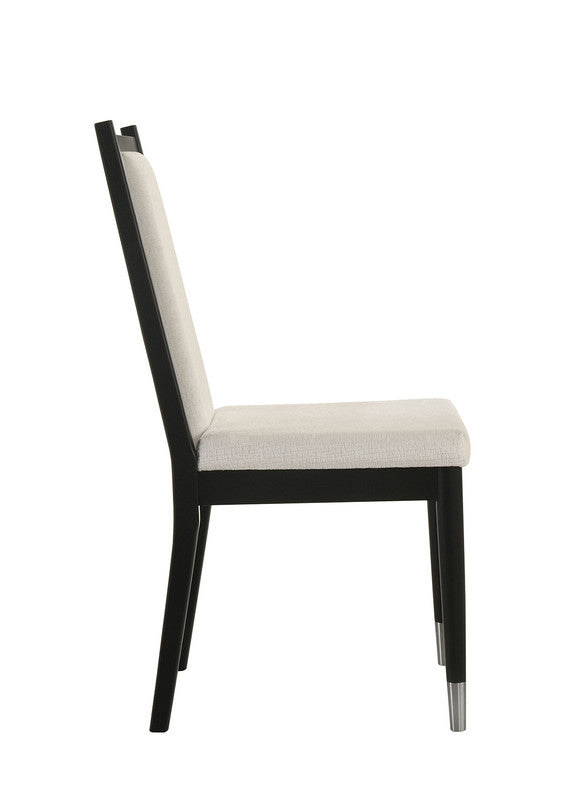 Maidstone Black/White Side Chair (Set of 2)