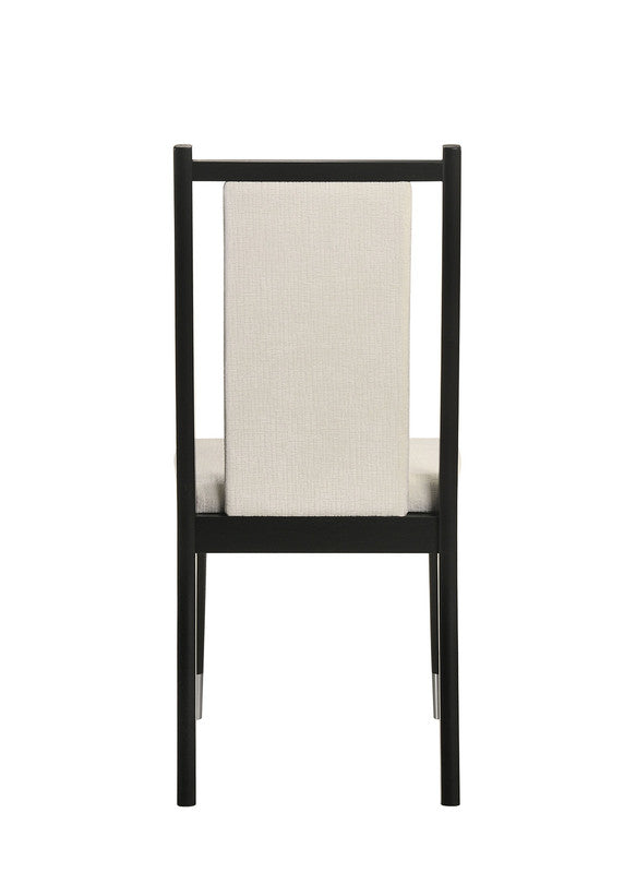 Maidstone Black/White Side Chair (Set of 2)