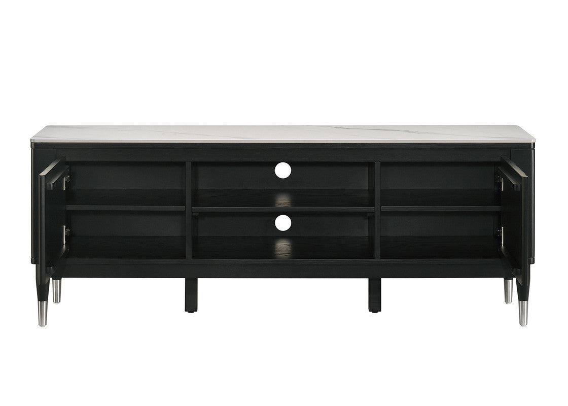 Maidstone Black/White Tv Console