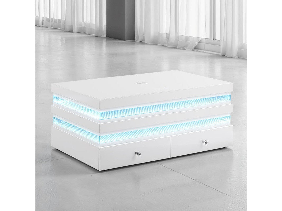 Maloy White Rect Cocktail Table