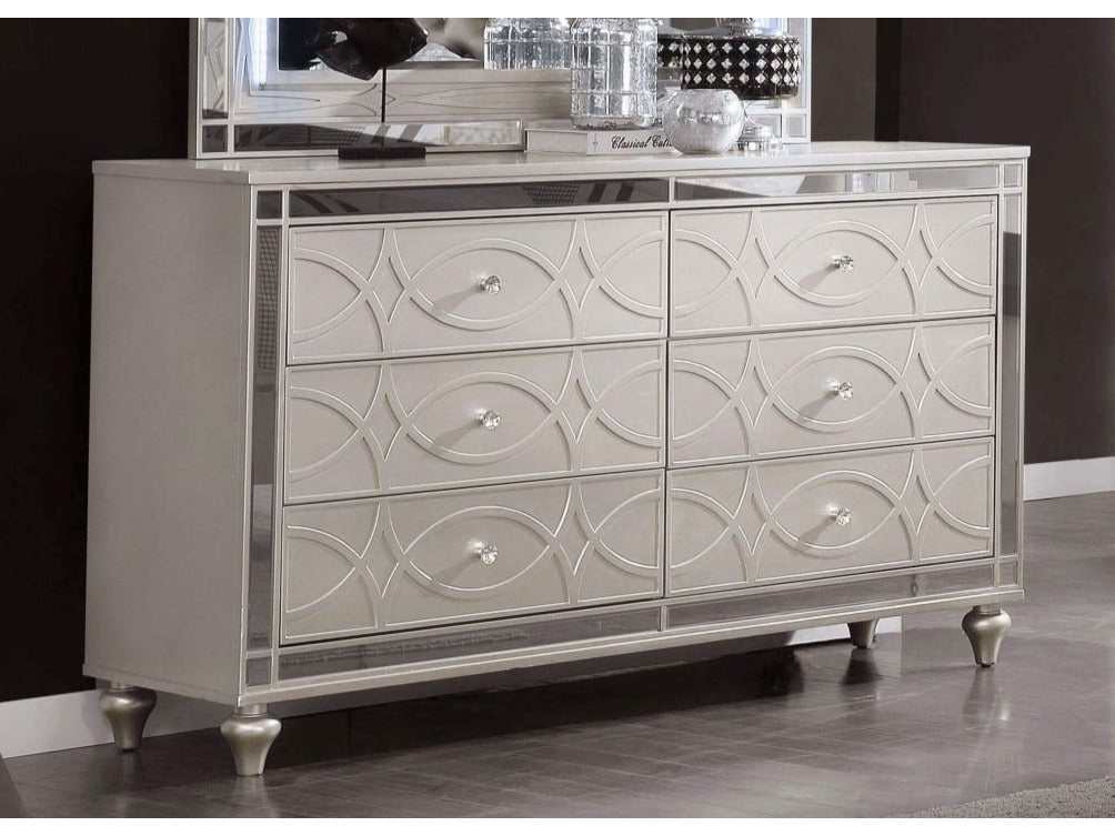 Manar Silver Dresser
