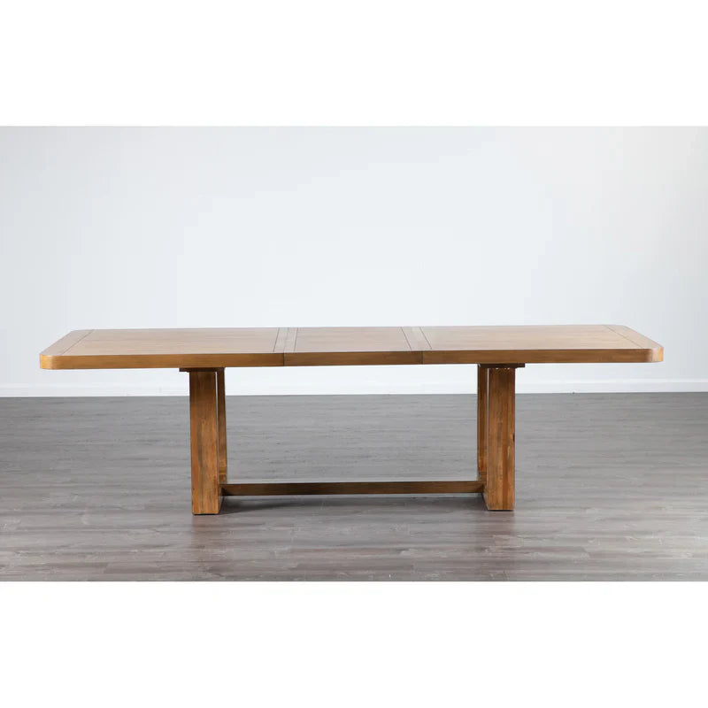 Mandal Chestnut/Gray 9 Piece Dining Set