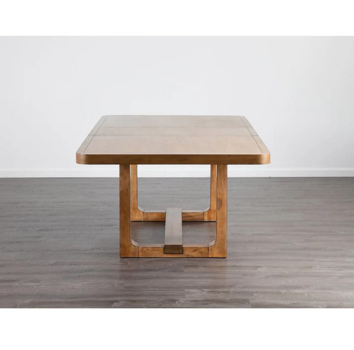 Mandal Chestnut/Gray 9 Piece Dining Set