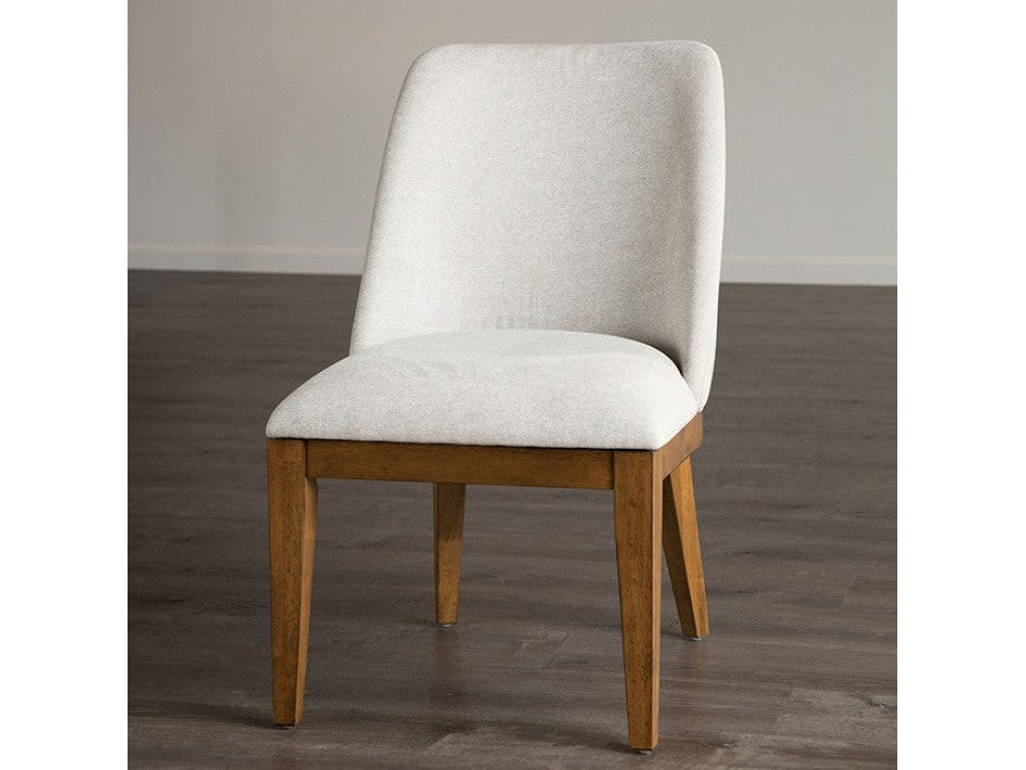 Mandal Chestnut/White Side Chair (Set of 2)