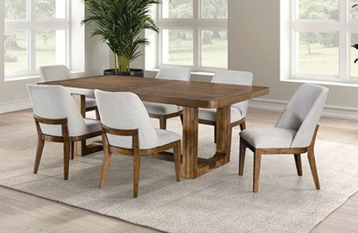 Mandal Chestnut/White Side Chair (Set of 2)