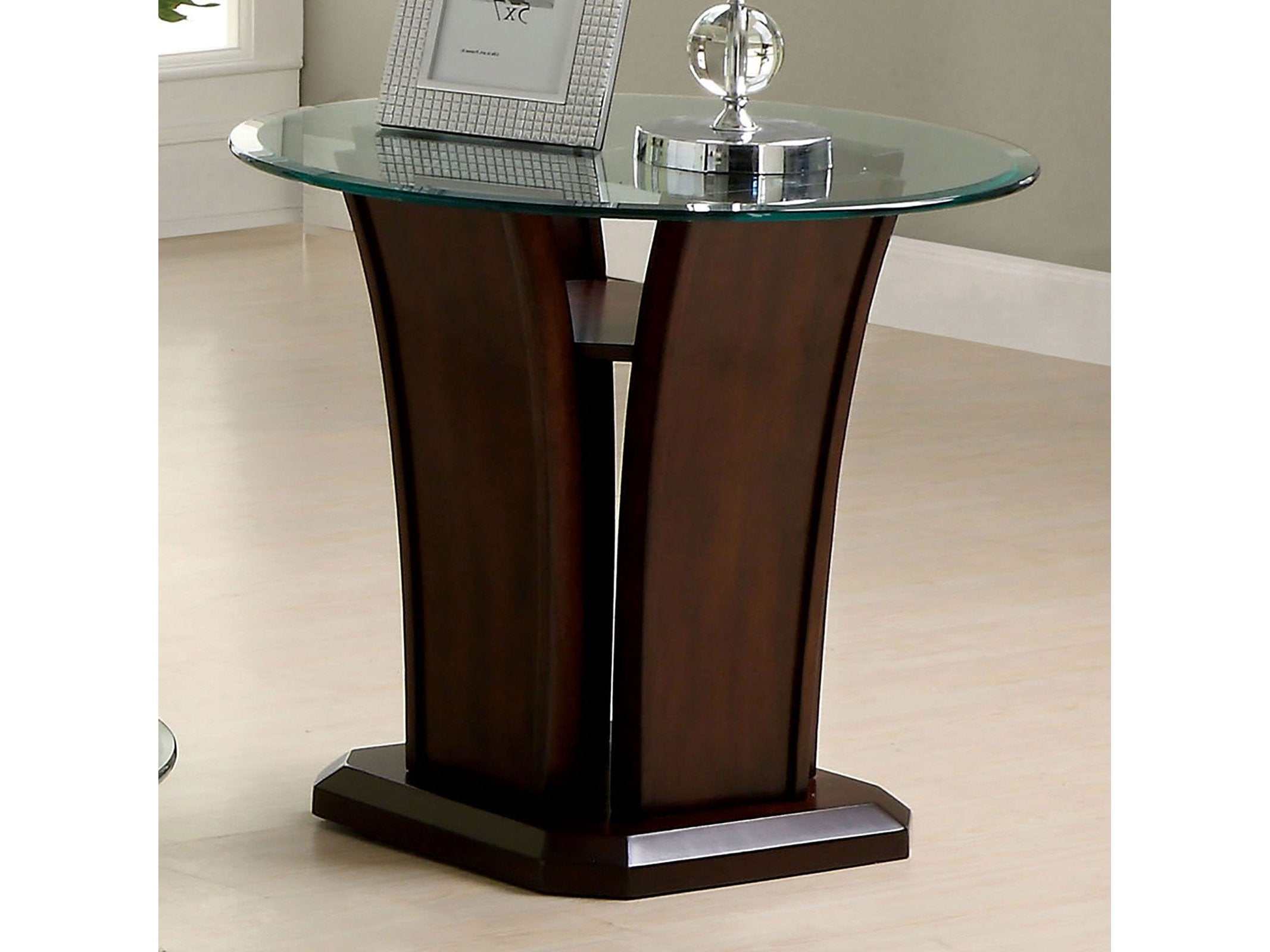 Manhattan Brown Cherry End Table