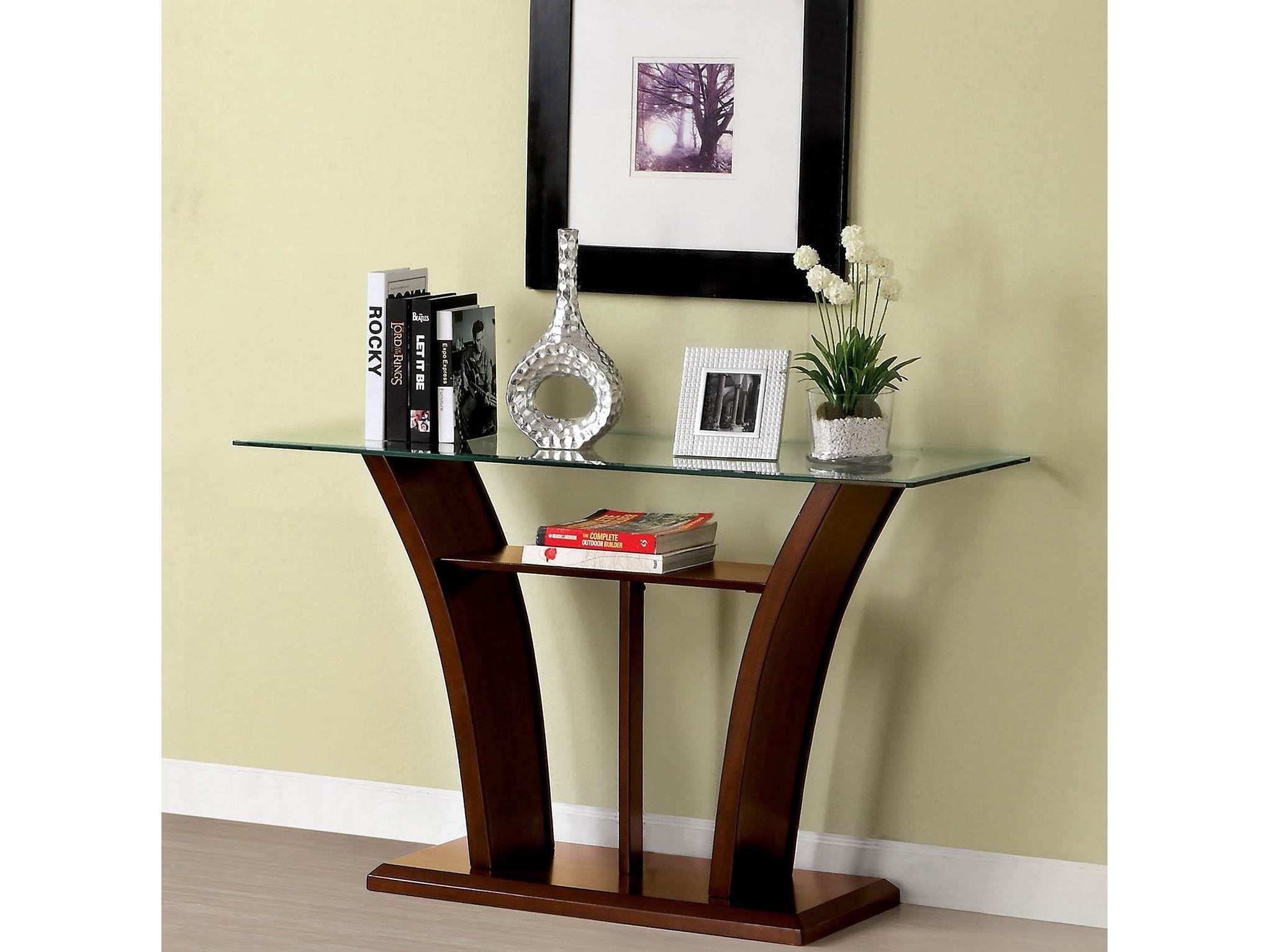 Manhattan Brown Cherry Sofa Table