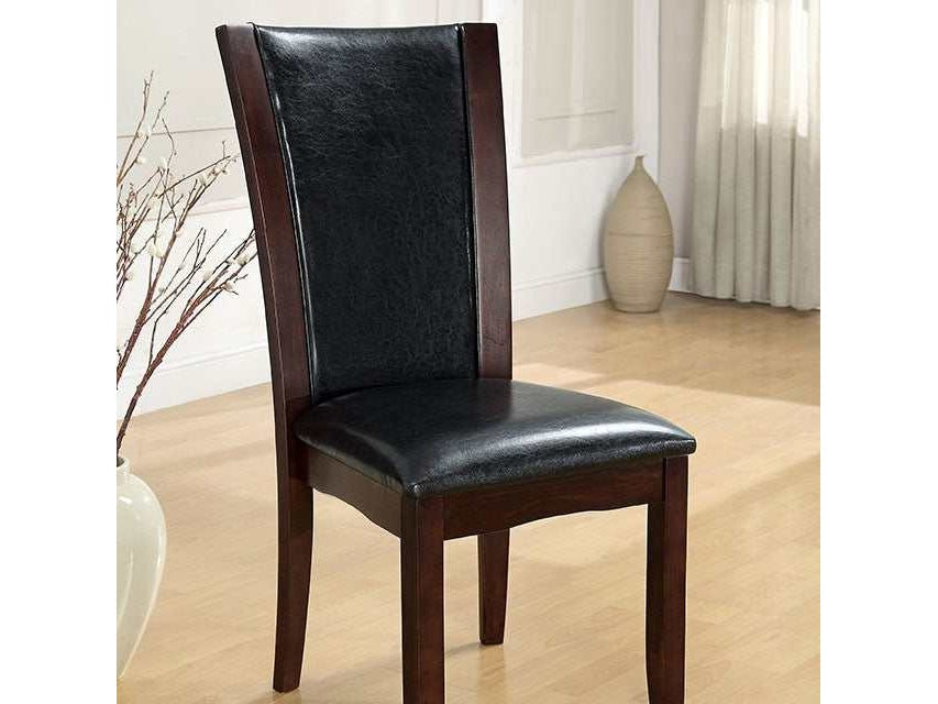 Manhattan Dark Cherry/Brown Side Chair (Set of 2)