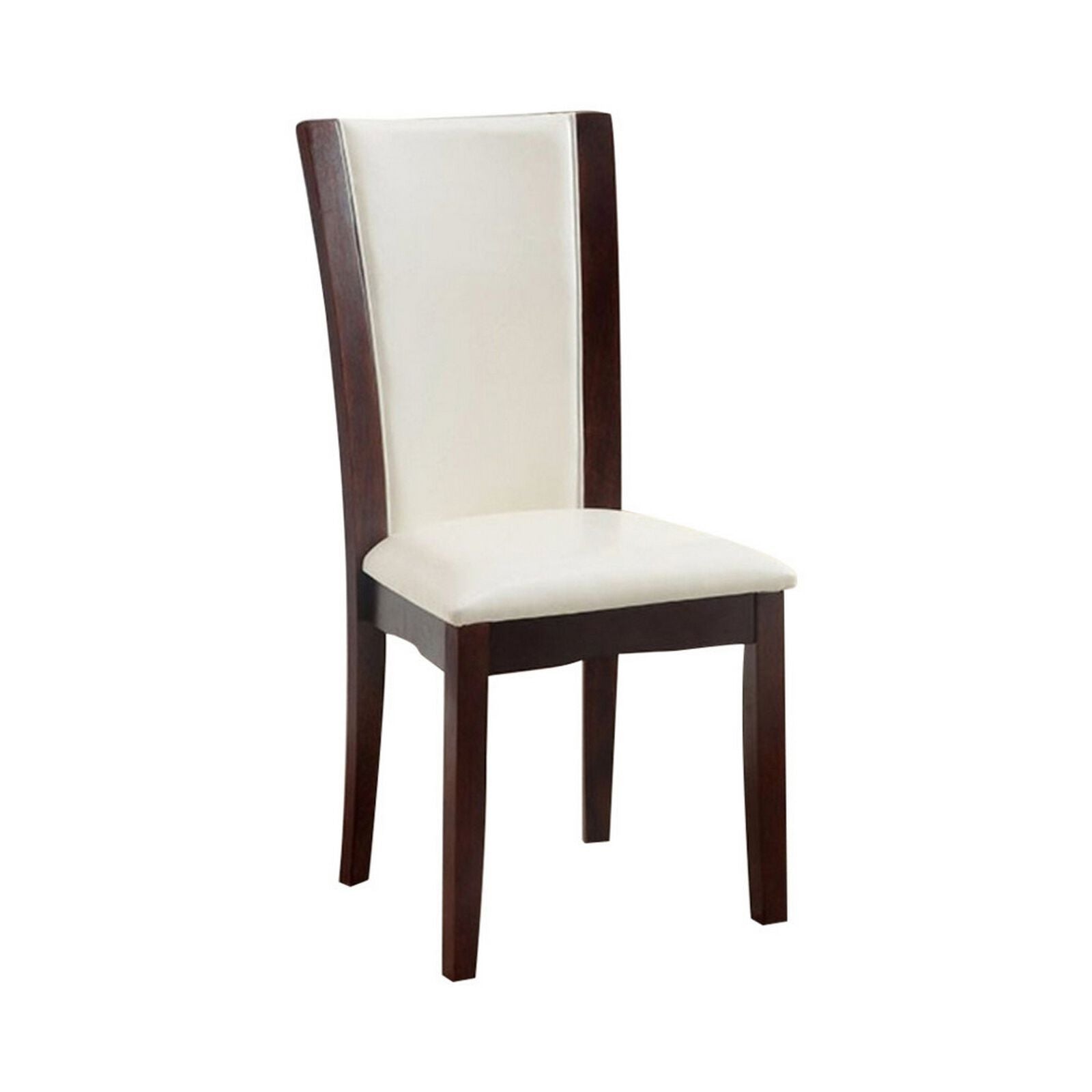Manhattan Dark Cherry/White Side Chair (Set of 2)