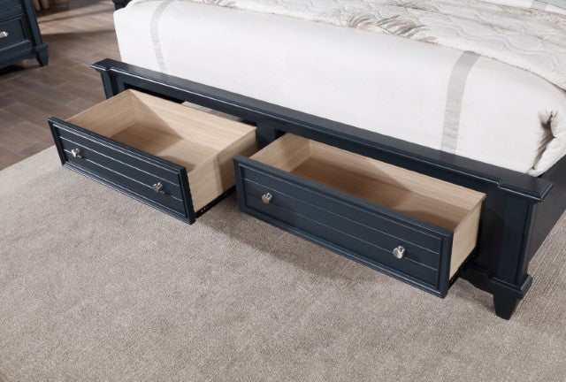 Manzanillo Slate Blue California King Bed